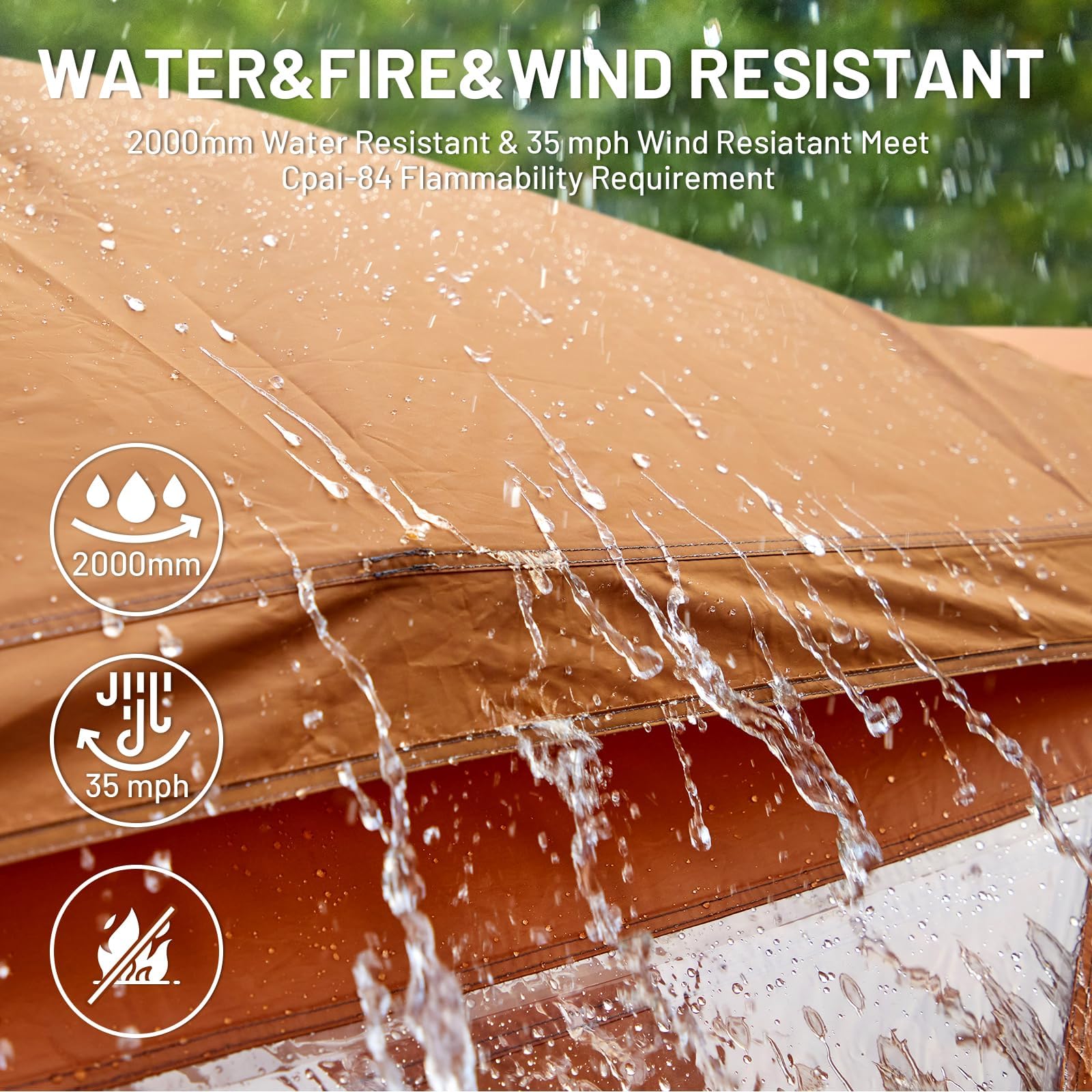 TIMBER RIDGE オレンジ テント